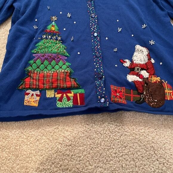DESIGNERS ORIGINALS SIZE MEDIUM CHRISTMAS SWEATER - Picture 2 of 8